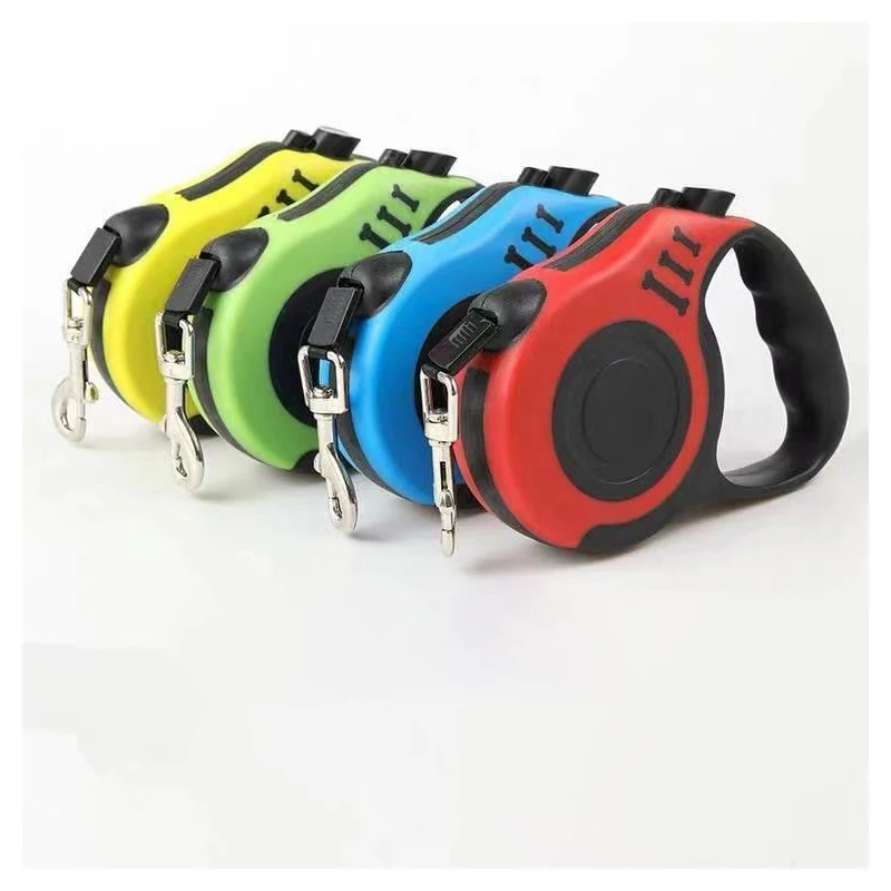 Retractable Dog Leash - 5m Automatic Strong Nylon Lead For Small/Medium Dogs & Cats, Durable Pet Traction Rope Supplies