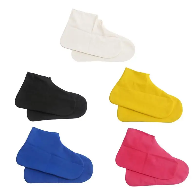 

1 Pair Silicone WaterProof Shoe Covers M/L Covers Slip-resistant Rubber Rain Boot Overshoes Accessories For Outdoor Rainy Day