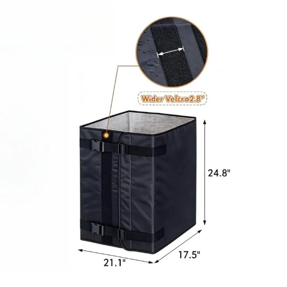 Insulated Winter Beehive Wrap 600D Oxford Cover For 8 / 10 Frame Hives FOR Beekeeping Protection Greenhouses Cold Frames