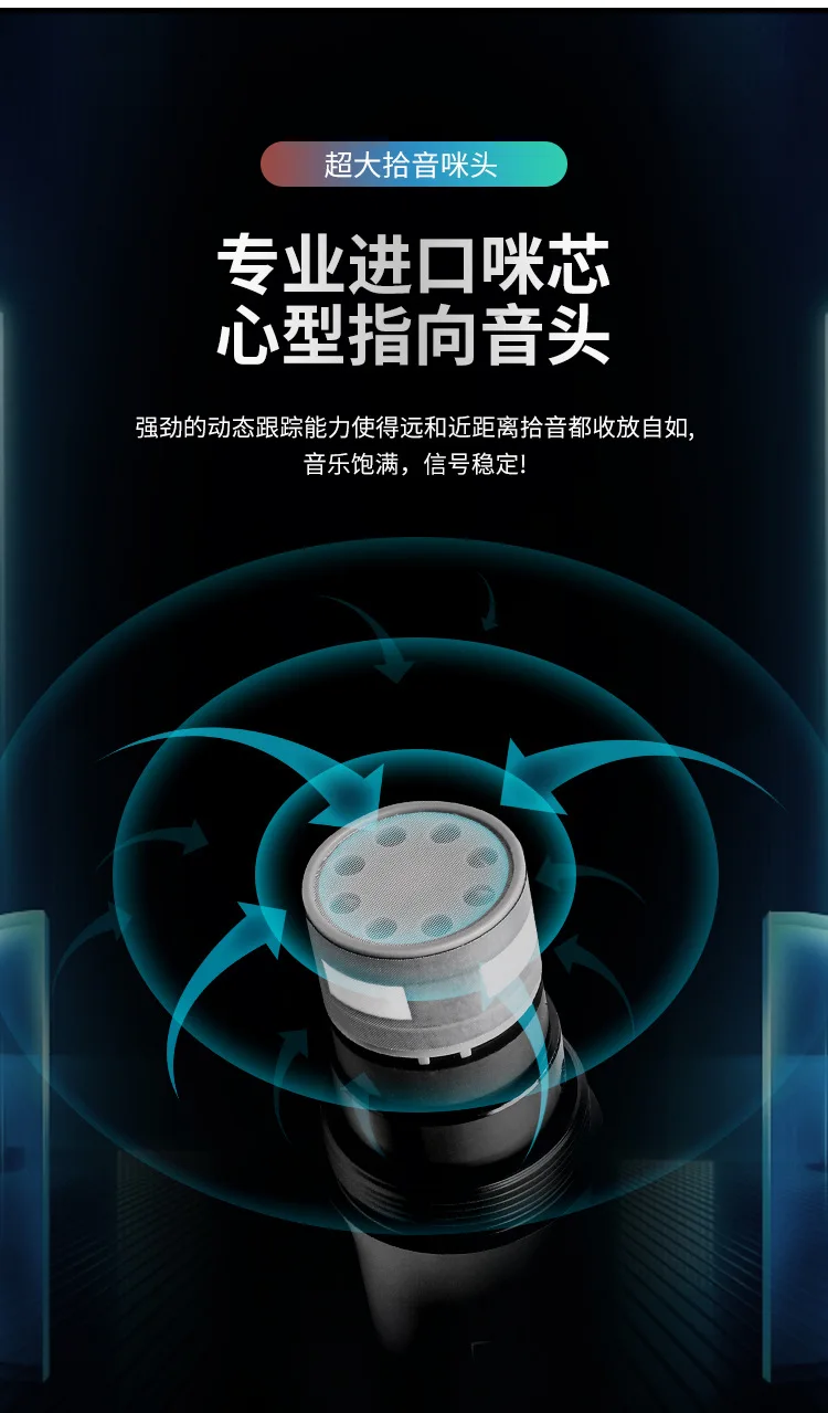 TLF Xtuga  G-620 Wireless Microphone System Handheld Cordless Mic with Good Sound Woofer for Karaoke Concerts Bars