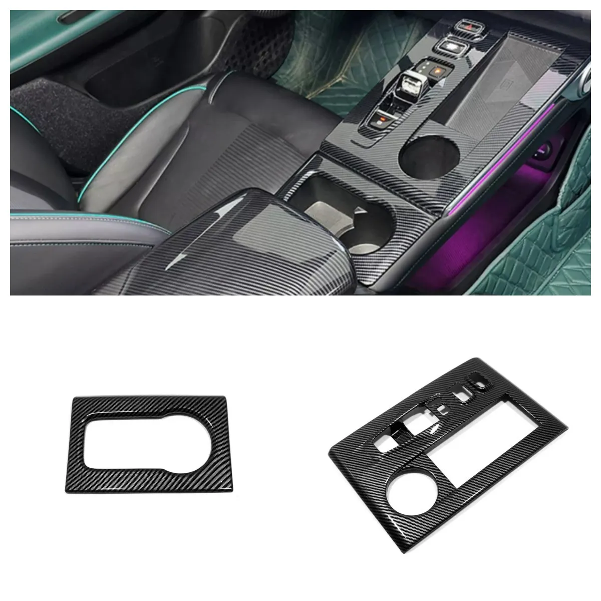 For Trumpchi EMKOO 2022 2023 Interior Accessories Car Steering Wheel Frame Transmission Shift Stalls Gear Frame Cover Trim