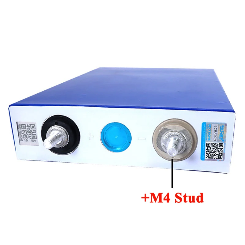 ชุดแบตเตอรี่ LiFePO4 105Ah 3.2V แบตเตอรี่ลิเธียมเหล็กฟอสฟา DIY 4S 12V 24V รถยนต์ไฟฟ้า RV