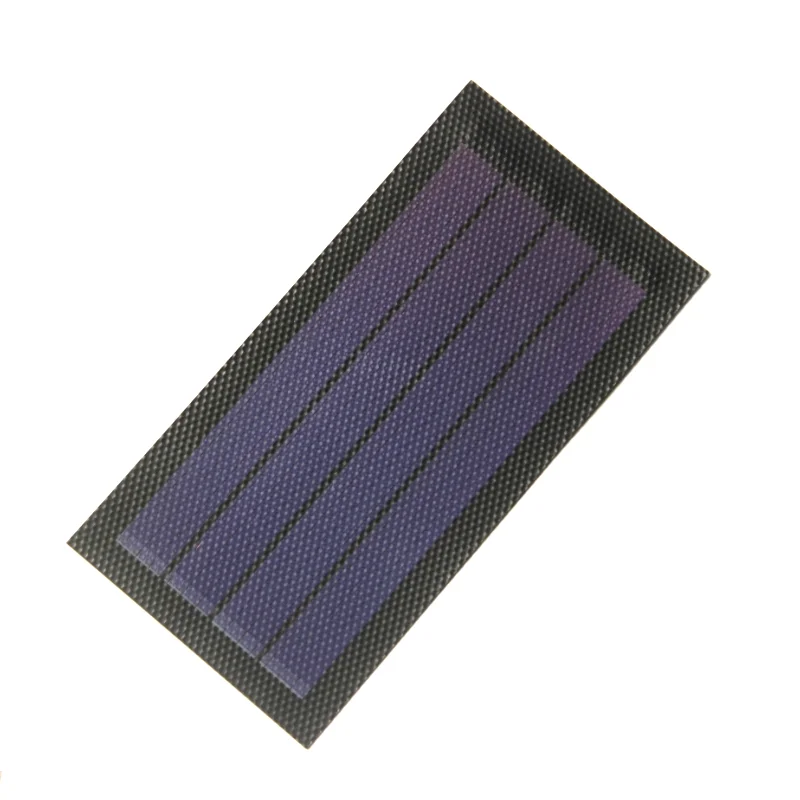 BUHESHUI Flexible Solar Panel 2W 6V Amorphous Solar Cell DIY Mobile Phones Foldable Solar Charger For 4.5-6V Battery