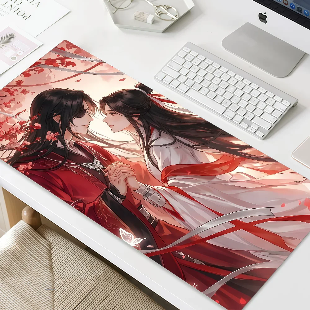 Mouse Pad MousePad Non-slip Lockedge Office Student Gaming Thickened Blessing H-Heaven Large Writing Pad Officials Cushion