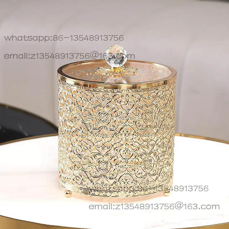 Desktop with lid storage bucket Home living room Coffee table Water storage bucket Desktop trash can