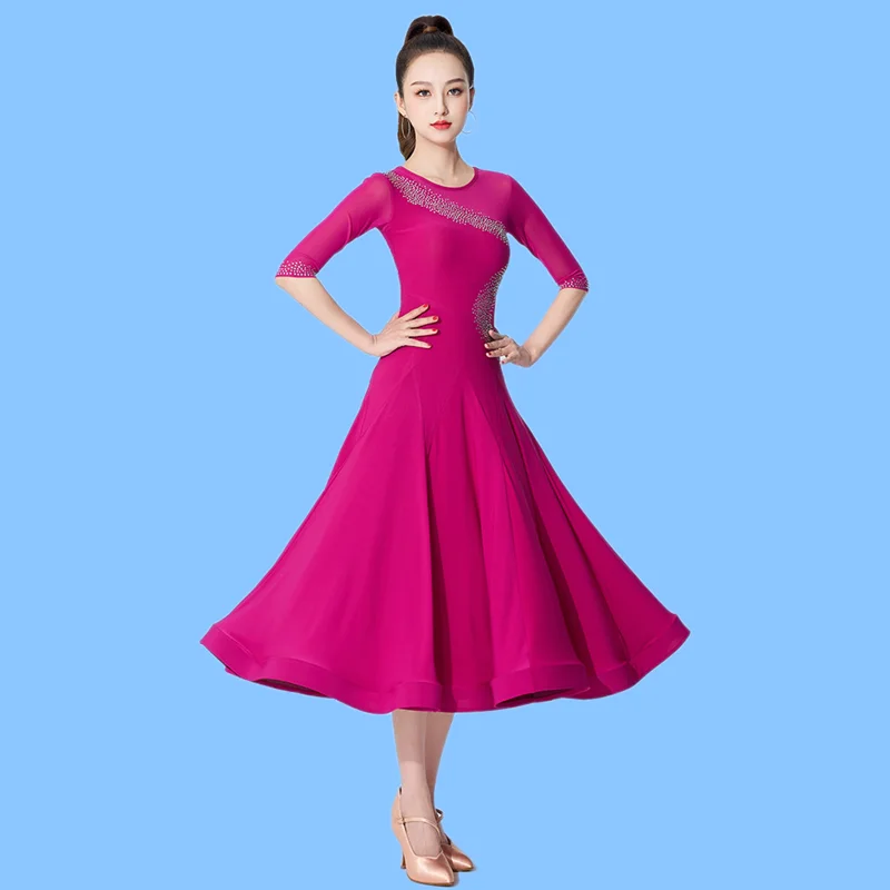 

Modern adult dancers are flaunting their dresses in Latin national standard social practice and performance costumes