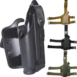 G17 Flashlight Bearing Thigh Holster Tactical Gun Holser for G 17 19 Pistol Hunting Drop Leg Holster Case for X200 Light