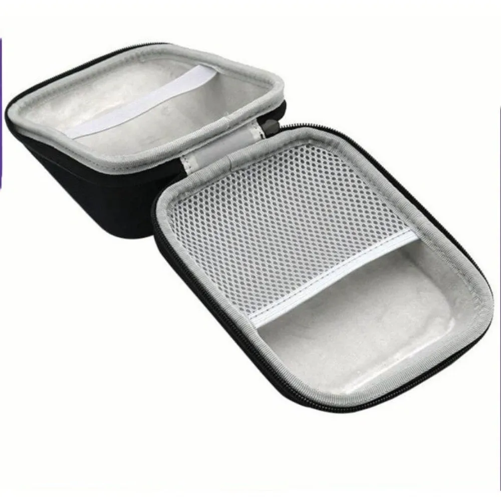 Portable Blood Pressure Monitor Bag High Capacity Hard EVA Tonometer Storage Bag Reasonable Layout for Omron Blood Pressure