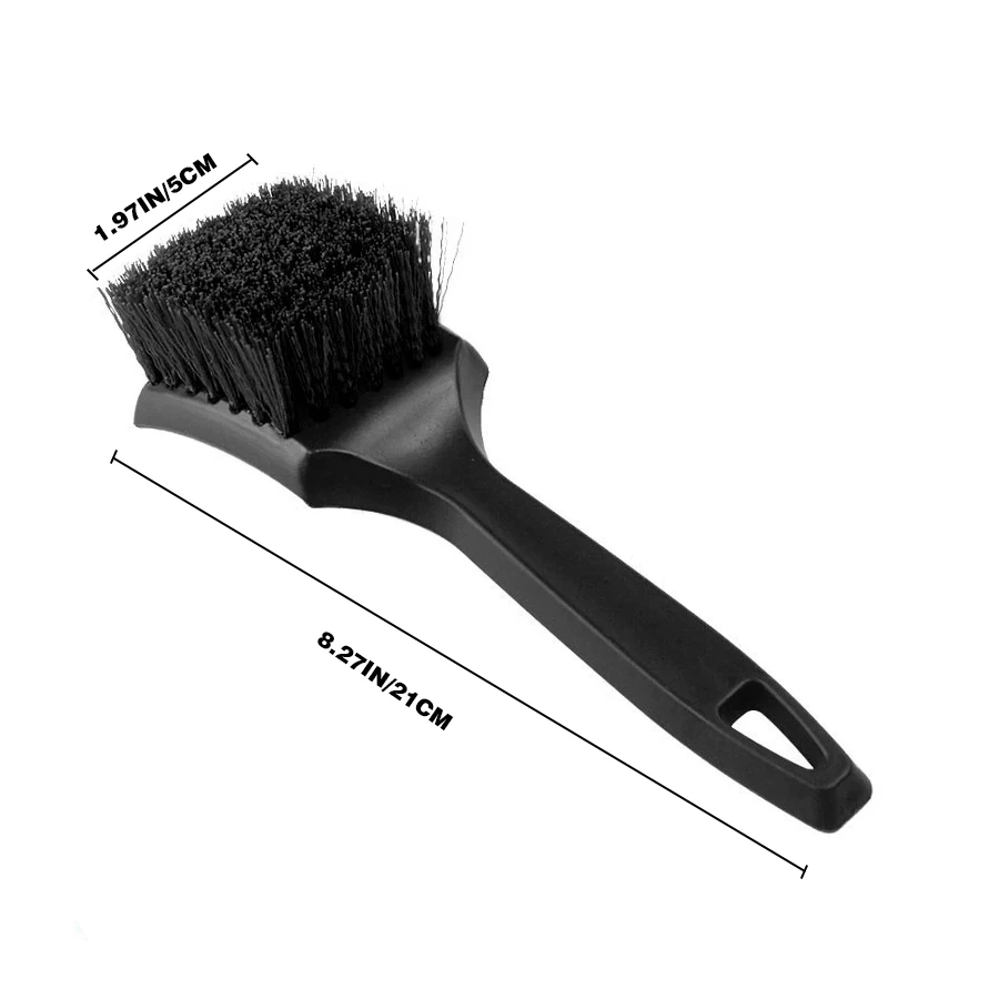 Car Tire Rim Brush Wheel Hub Cleaning Brushes Car Wheels Detailing Cleaning Accessories Black Tire Auto Washing Tool image 3