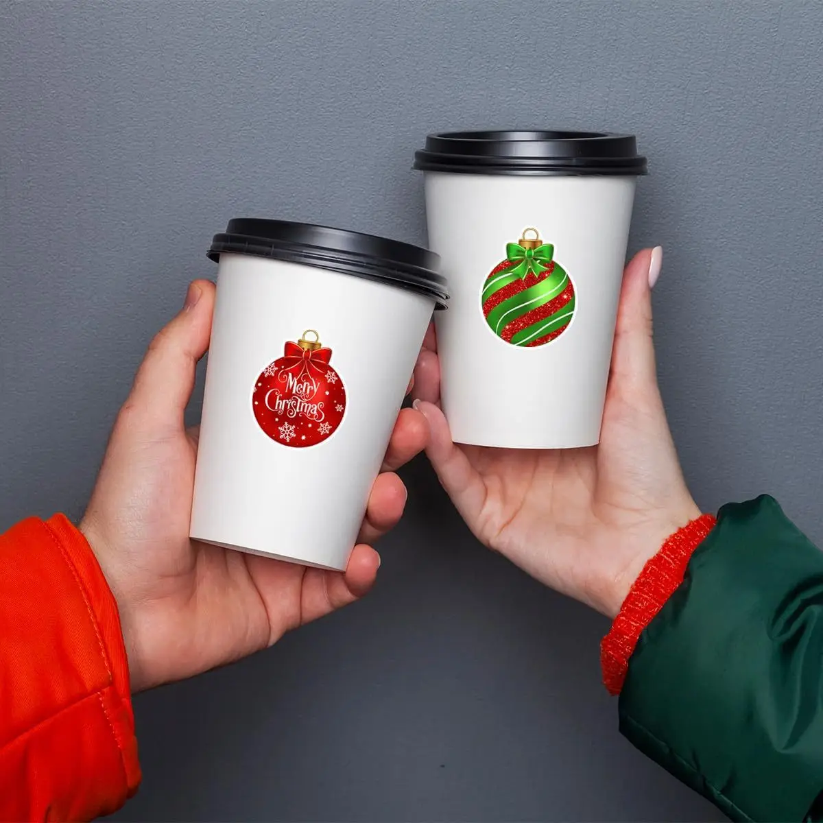 500pcs Merry Christmas Stickers,3CM, Christmas Theme Seal Labels Stickers For DIY Gift Baking Package Envelope 2025 New ﻿