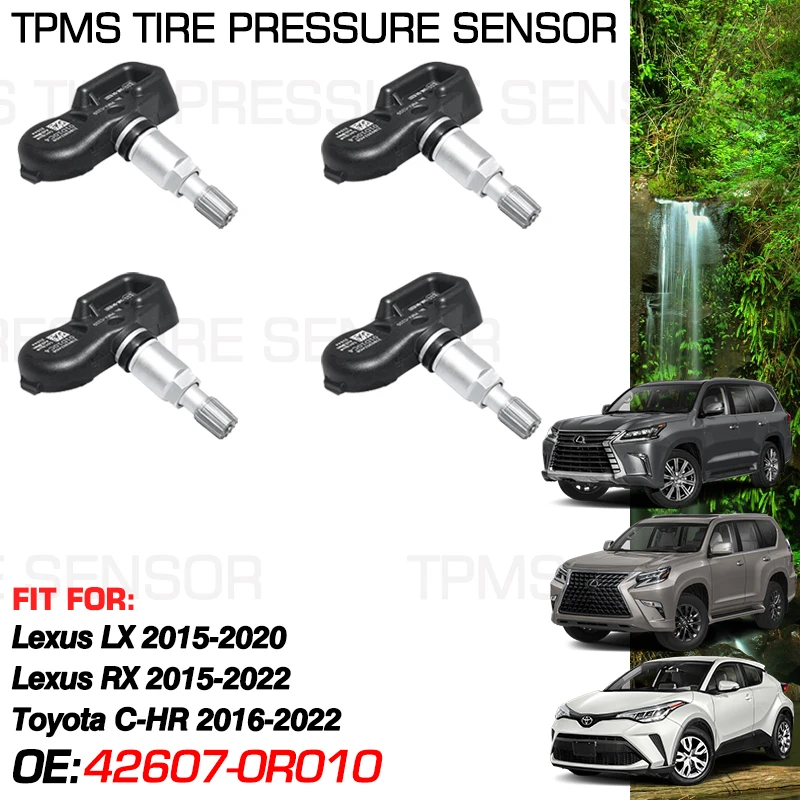 433MHz For Toyota C-HR CHR C HR 2016-2022 Lexus LX 570 2015-2020 Lexus RX 350 450h 2015-2022 Tire Pressure Monitor 42607-26010