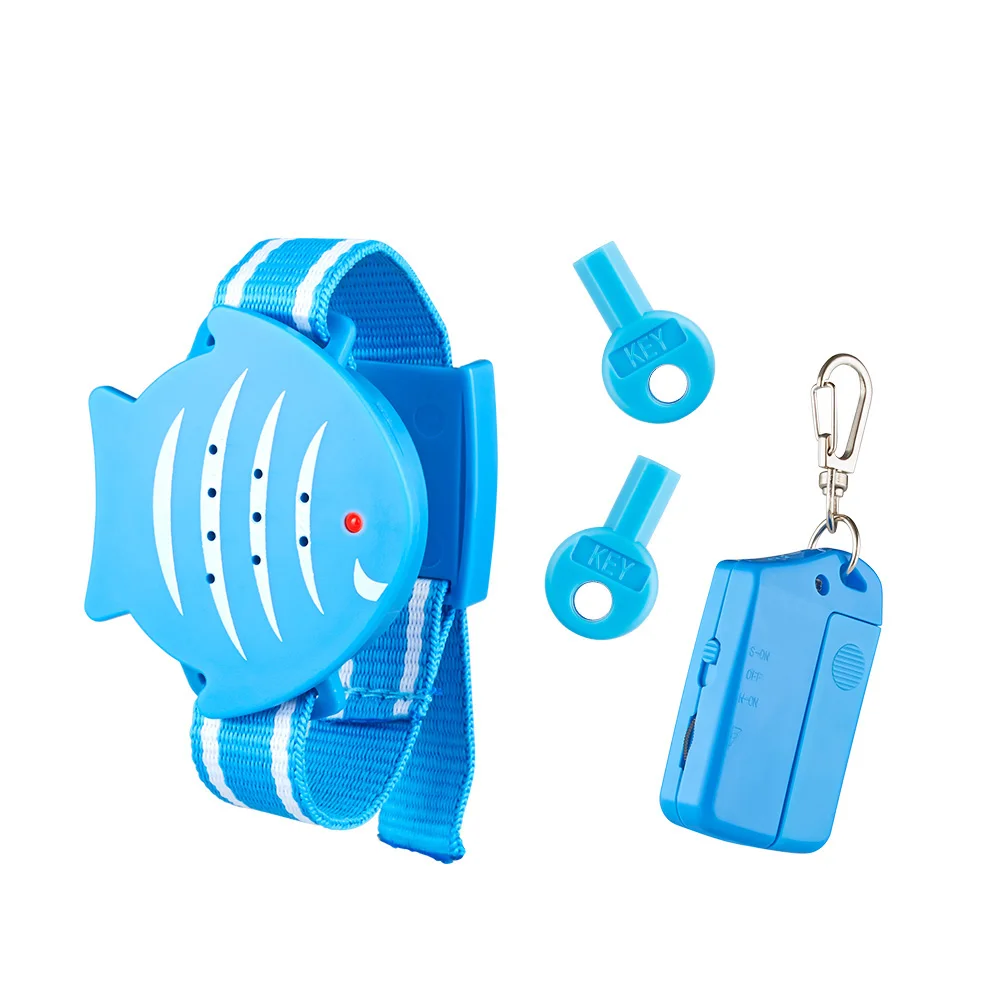 Braccialetto Anti-smarrimento allarme Key Finder Locator portachiavi allarme con indicatore LED vibrante da 15M borsa per bambini portafoglio Key Tracker