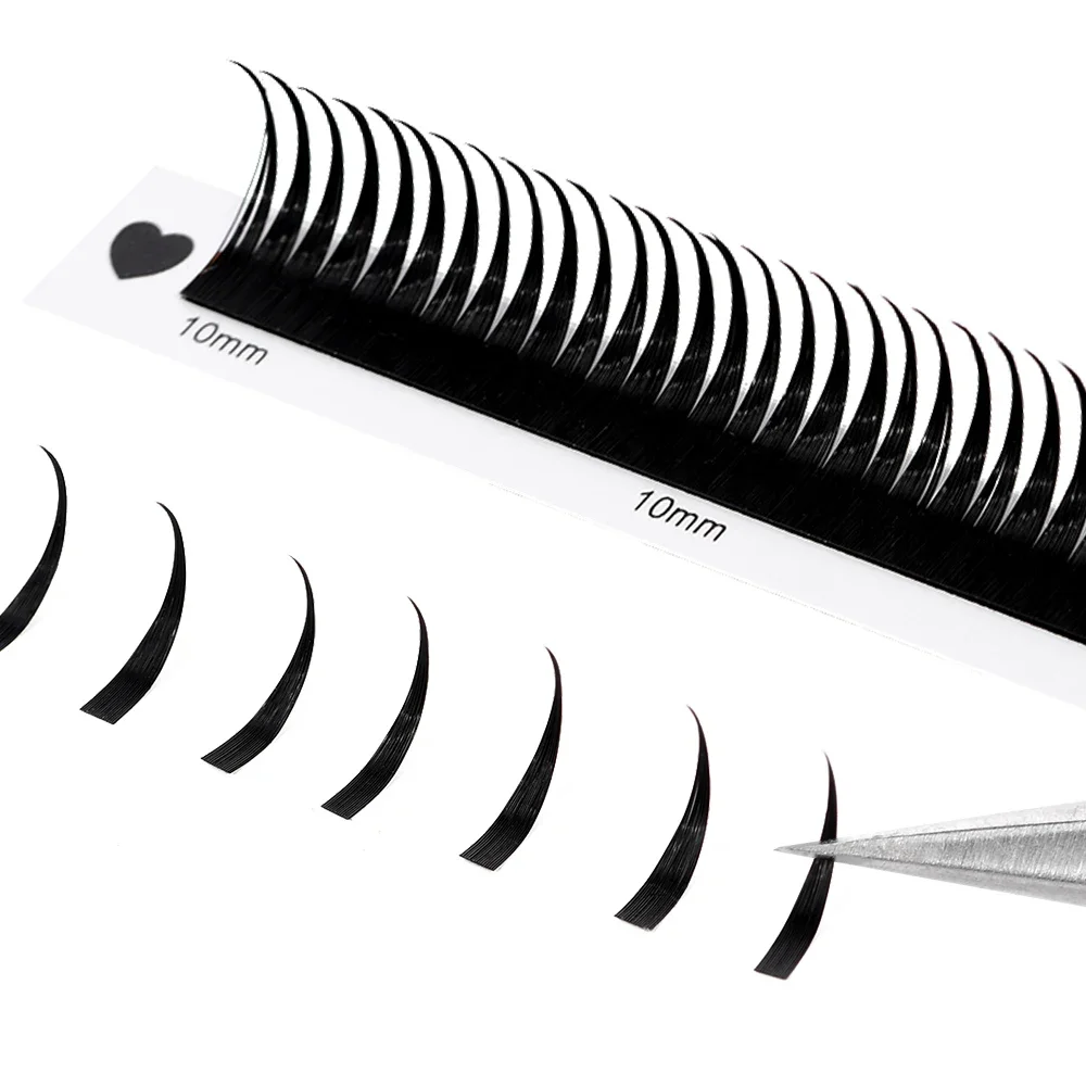 ARISON New Wet Eyelashes Extension Flat Classic False Eyelash Clusters Spikes Bundles Individual Mink Lashes For Wholesale