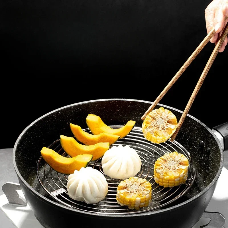 Stainless Steel Steamer Rack Steaming Tray Multifunction Stuffed Bun Eggs Grill Steam Stand Shelf Kitchen Cooking Accessories