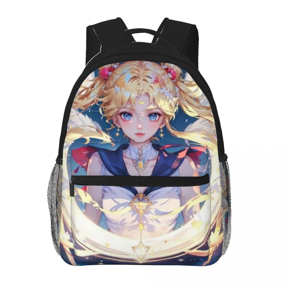 Girls-Sailor- Moon New Fashionable Schoolbag Students Backpacks Daily Rucksack Large Capacity Knapsack 16inch