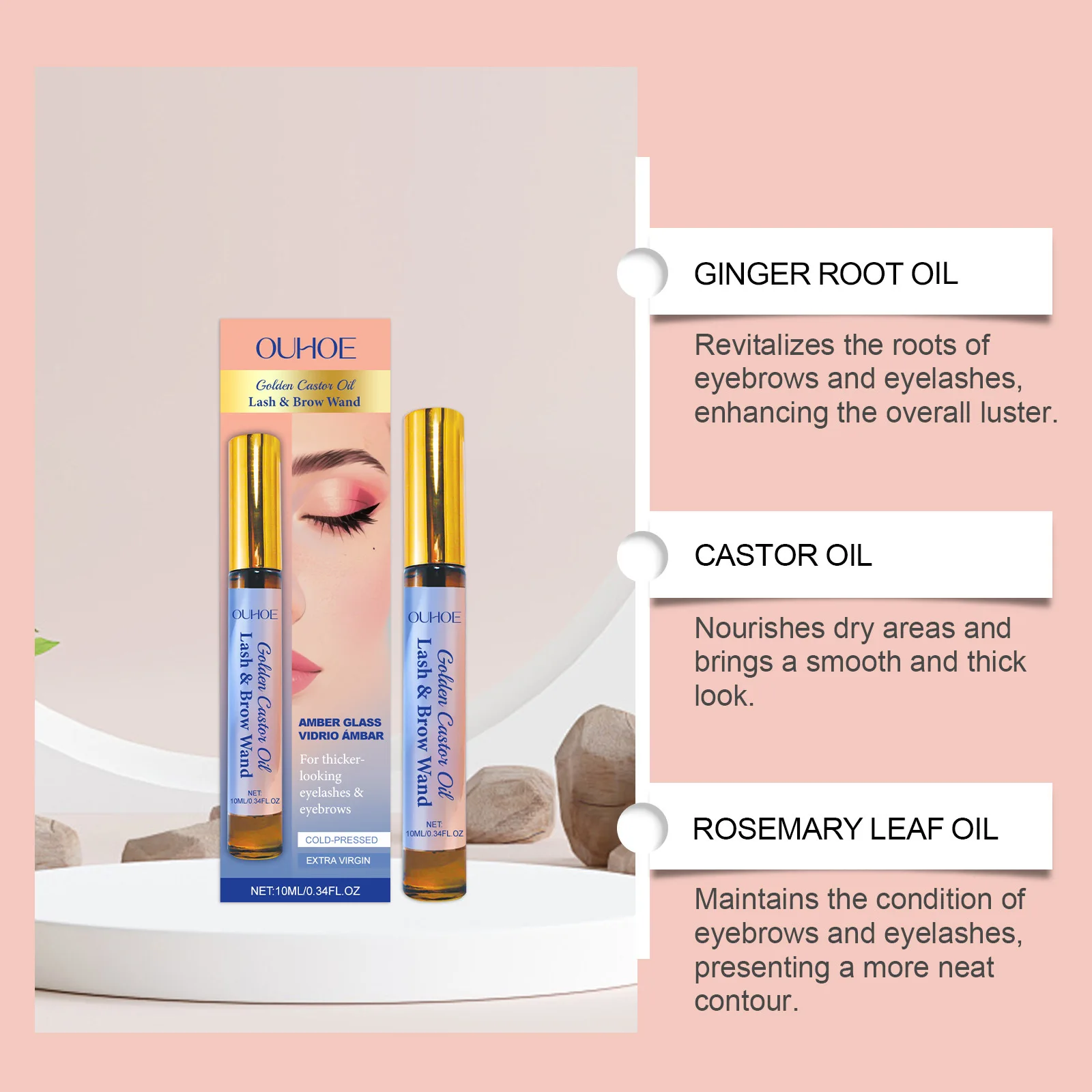 Suero de crecimiento rápido de pestañas, potenciador de pestañas Natural de 7 días, tratamiento de pestañas rizado más largo y grueso, productos para el cuidado de los ojos, maquillaje