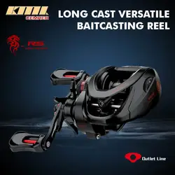 CEMREO New Bait Casting Fishing Reel 7kg Drag Magnetic Brake System 7.0:1 Small Body Bass Trout Carp Fishing RS-B