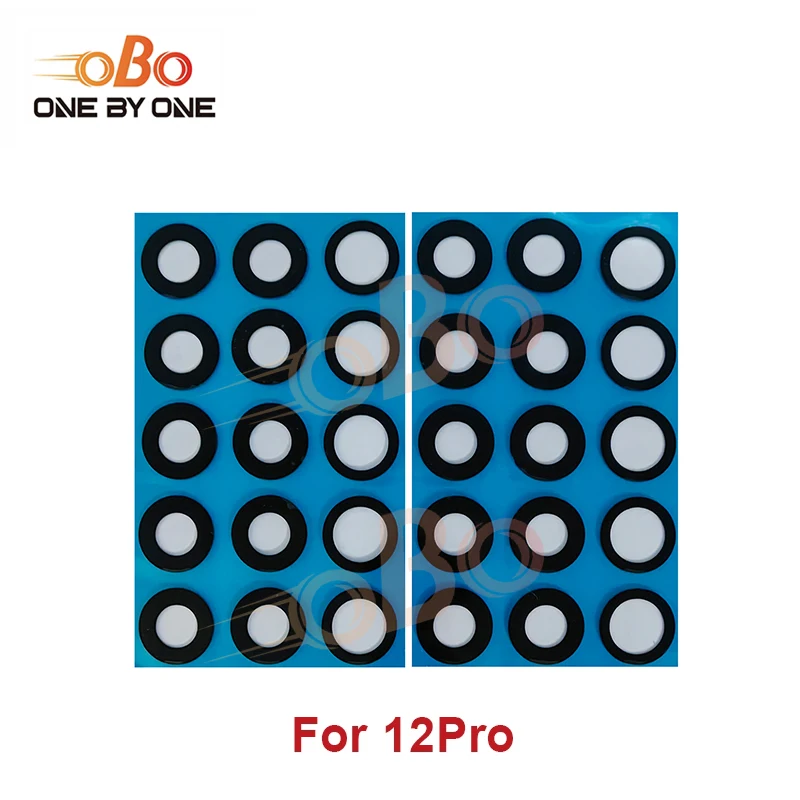 10Sets Back Rear Camera Lens Glass For iPhone X XR XS 11 12 PRO MAX 12 Mini Camera Lens Glass with Adhesive Replacement view 3