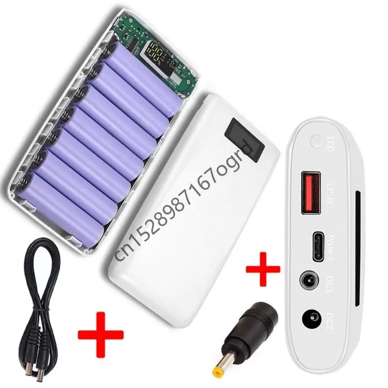 7Slot 18650 حالة البطارية الجهد القابل للتعديل 7pcs 18650 قذيفة حامل البطارية للأجهزة الإلكترونية للتخييم في الهواء الطلق 634A #1