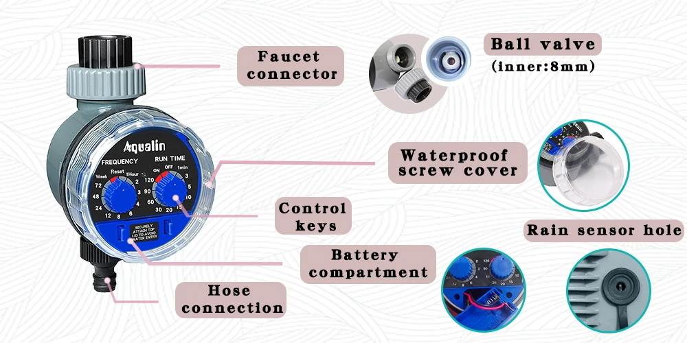 2025Intelligent Irrigation Controller Home Gardening Automatic Watering Device Atomization Irrigation Equipment Automatic Timer