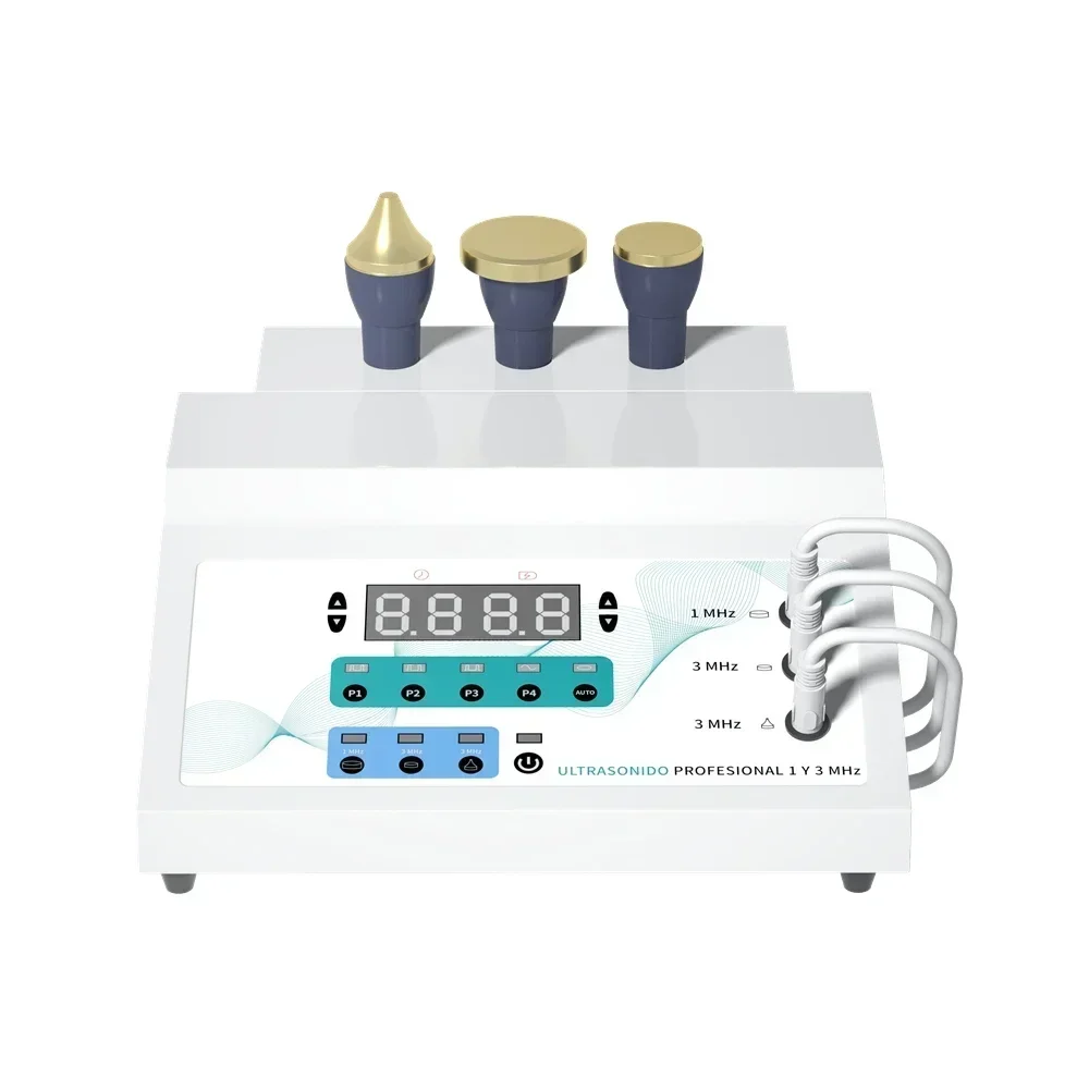 Face Massage ultrasound therapy machine 1 mhz and 3 mhz