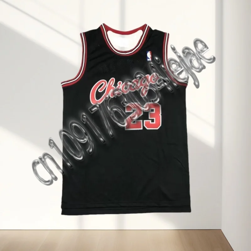 Camiseta deportiva de baloncesto Chicago Bulls, chaleco Retro, ropa deportiva de moda americana, camisetas con estampado Digital 3D para hombres, mujeres y niños