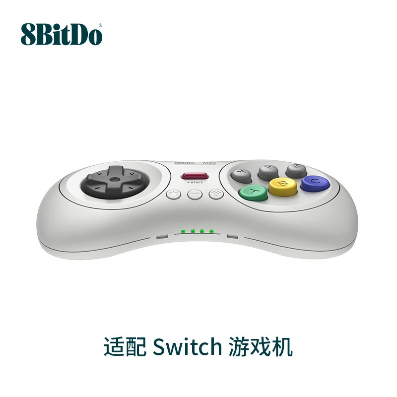 8Bitdo M30 سماعة لاسلكية تعمل بالبلوتوث أذرع التحكم في ألعاب الفيديو ستة مفتاح تخطيط الألعاب عصا التحكم للتبديل OLED لايت PC أندرويد الهاتف العالمي