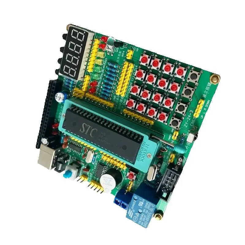 Zestaw DIY Płytka Rozwojowa MCU 51/52 do Nauki i Eksperymentów z STC89C52 — zdjęcie produktu 4