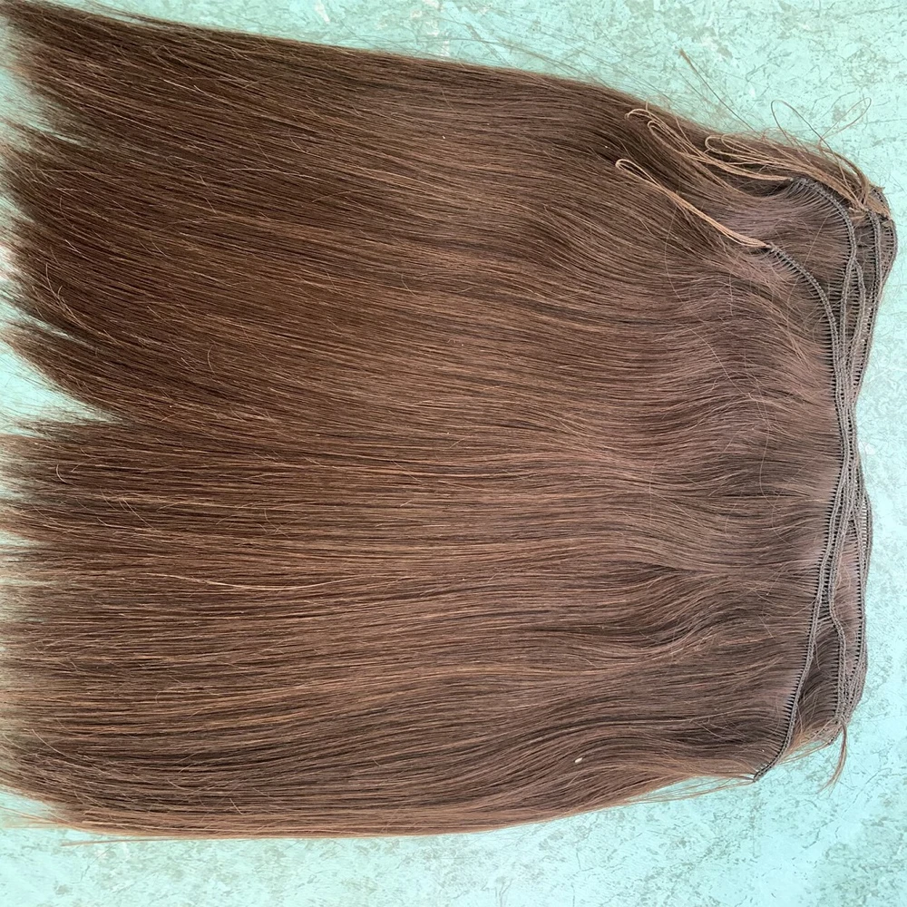 10 inch120 gram handtied weaving hair dark brown