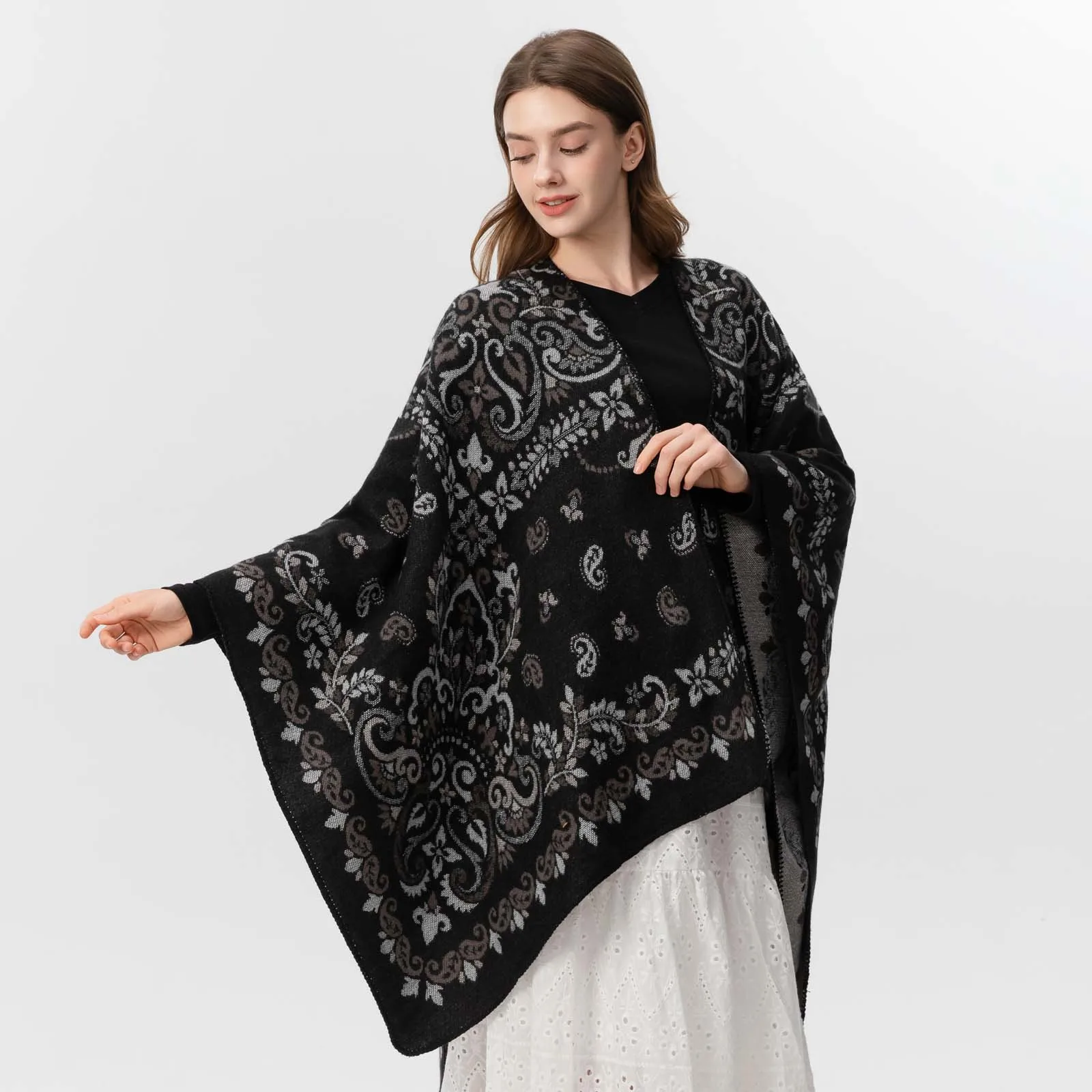 Luxury Women's Cashmere Scarf  - Stole Wedding Shawl avis et prix