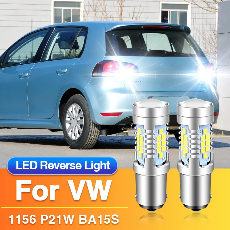 2x P21W 1156 BA15S LED-лампы заднего хода для Seat Ibiza MK II 6K1/III 6K1/MK III 6L1/Leon 1M1/Altea 5P1/XL 5P5 5P8/7V8 7V9/Arona KJ7