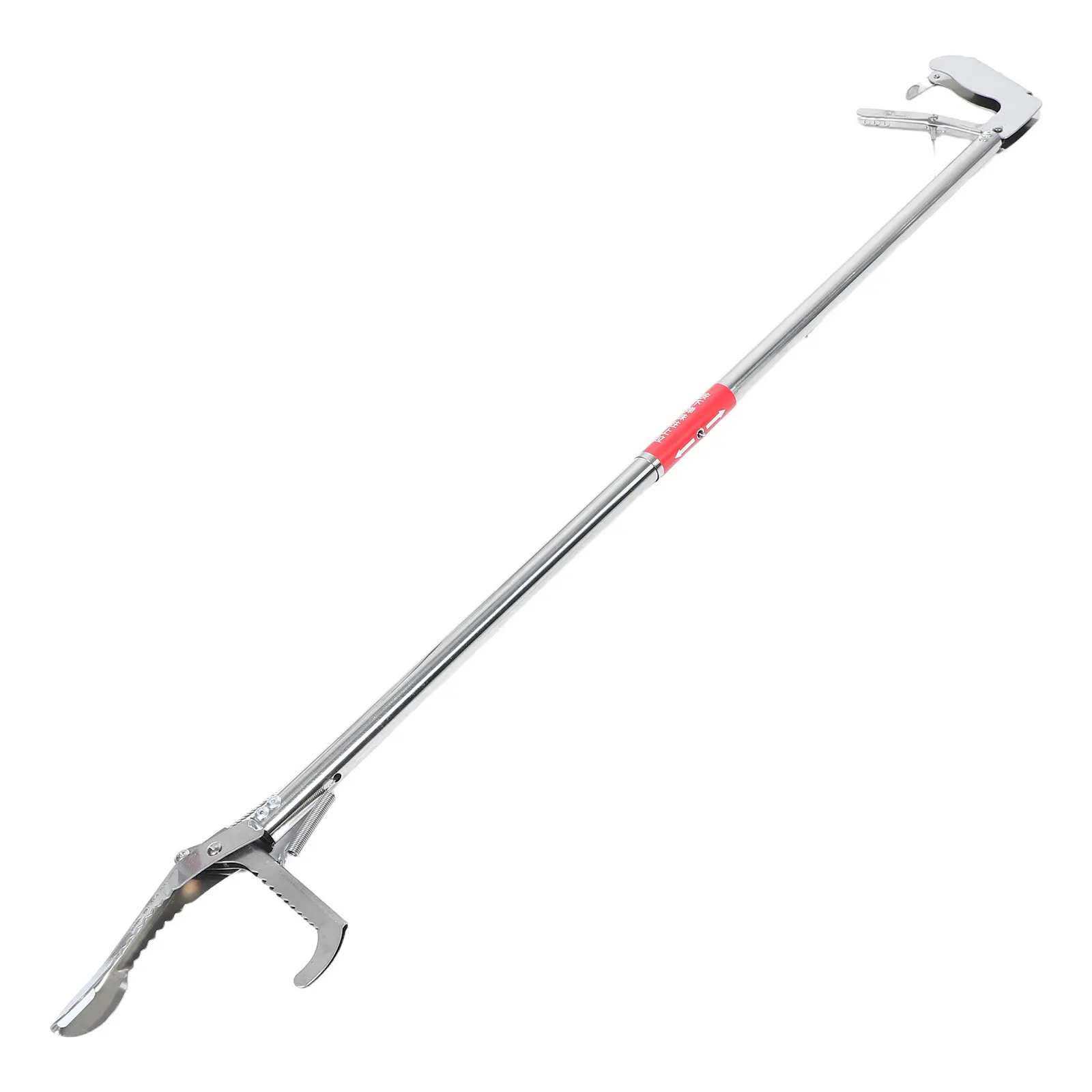 100Cm Stainless Steel Crab Grabber Tongs with Flexible Multi-Angle Joint for Mud Eels Snakes Lobsters Shellfish Seafood Handling