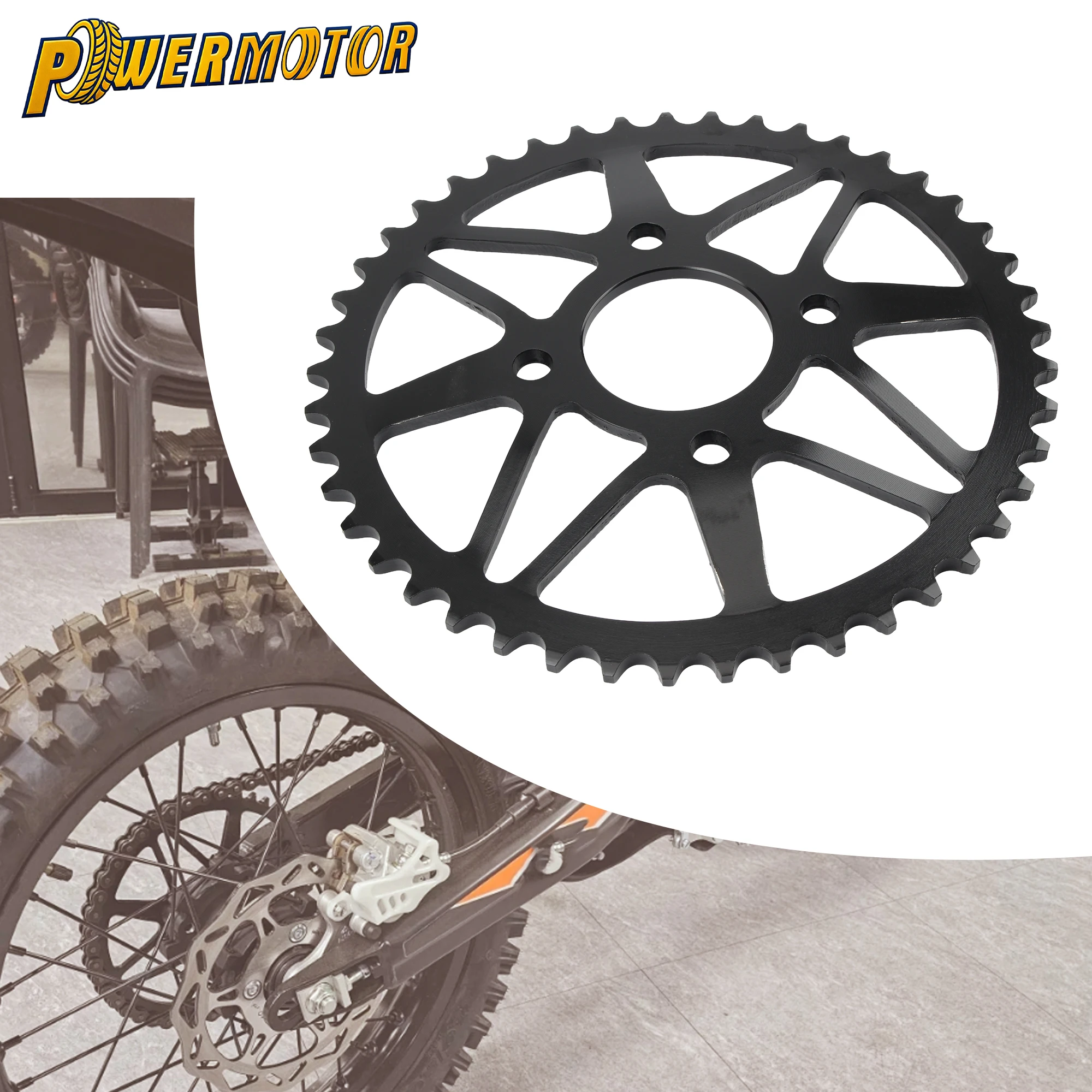 

Motorcycle 520-45T Rear Chain Sprocket for KAYO K2 T2 Off-Road Racing Gear Rear Sprocket Transmission Wheel Accessories