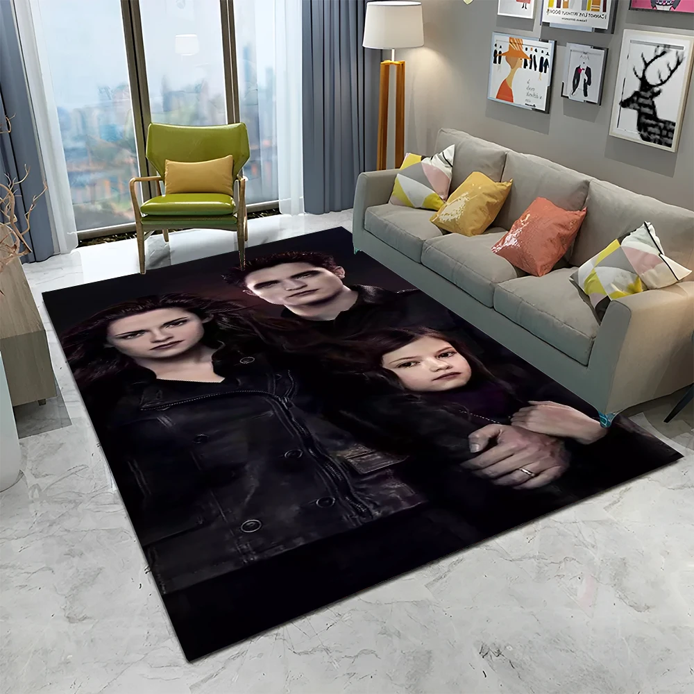 3D Printing The Twilight Saga HD Carpet Rug for Home Living Room Bedroom Sofa Doormat Decor,kid play Area Rug Non-slip Floor Mat