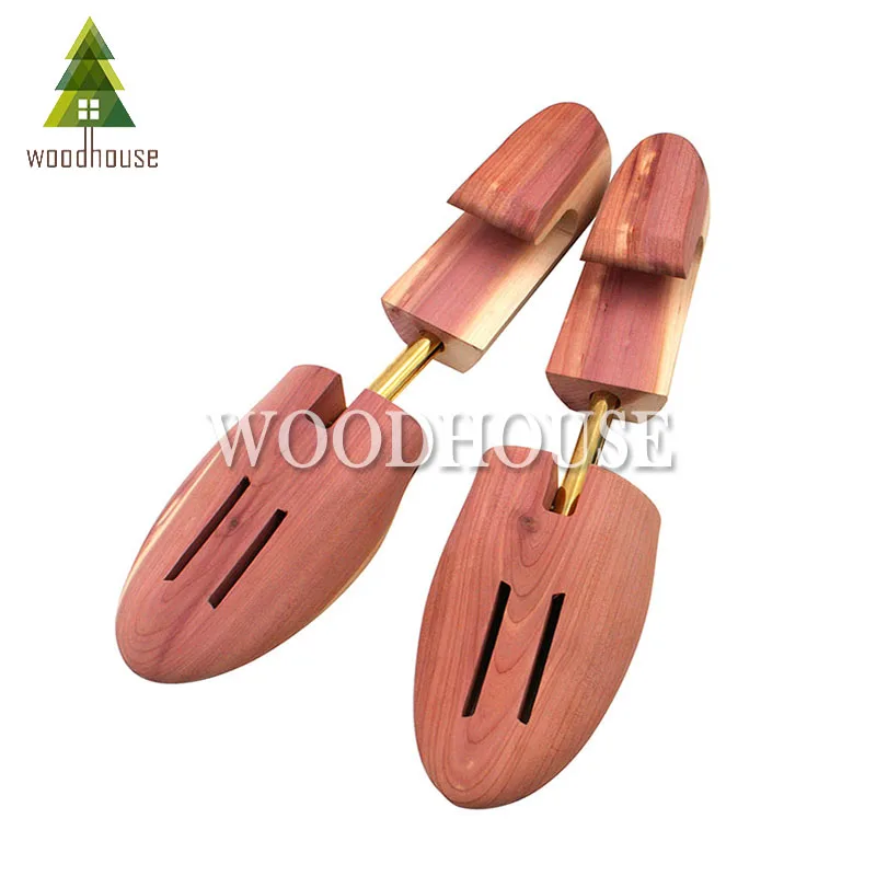 Men's and Women's Single Tube Adjustable Red Cedar Shoe Tree Wood Shoe Tree