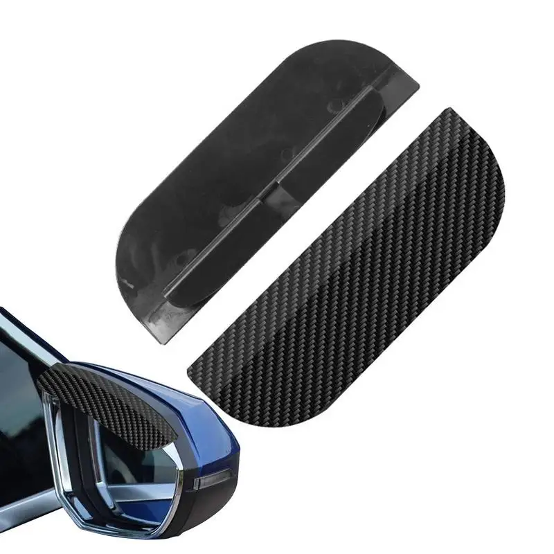 

Side Mirror Rain Guard Waterproof Reversing Mirror Rain Shield Side Mirror Rain Eyebrow With Buckle Design For SUV Truck