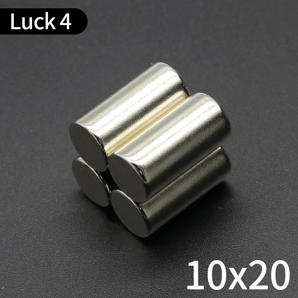 10/20/50/100Pcs 10x20 Neodymium Magnet 10mm x 20mm Super Powerful Strong Permanent Magnetic imanes N35 Round NdFeB 10X20