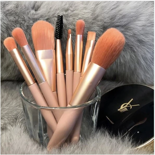 8pcs Makeup Brushes Set Foundation Powder Professional Make Up Brush Contour Blender Eyeshadow Blush Beauty Tools Art Supplies