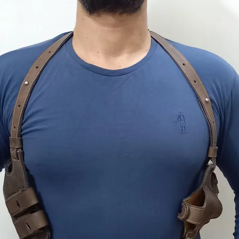 Mittelalterliche Hosenträger, Herrenhosen, Leder, verstellbare Rucksackgurte, Herren-Cosplay-Ritter-Schultergurte, modischer Gürtel für Erwachsene – Detail 1