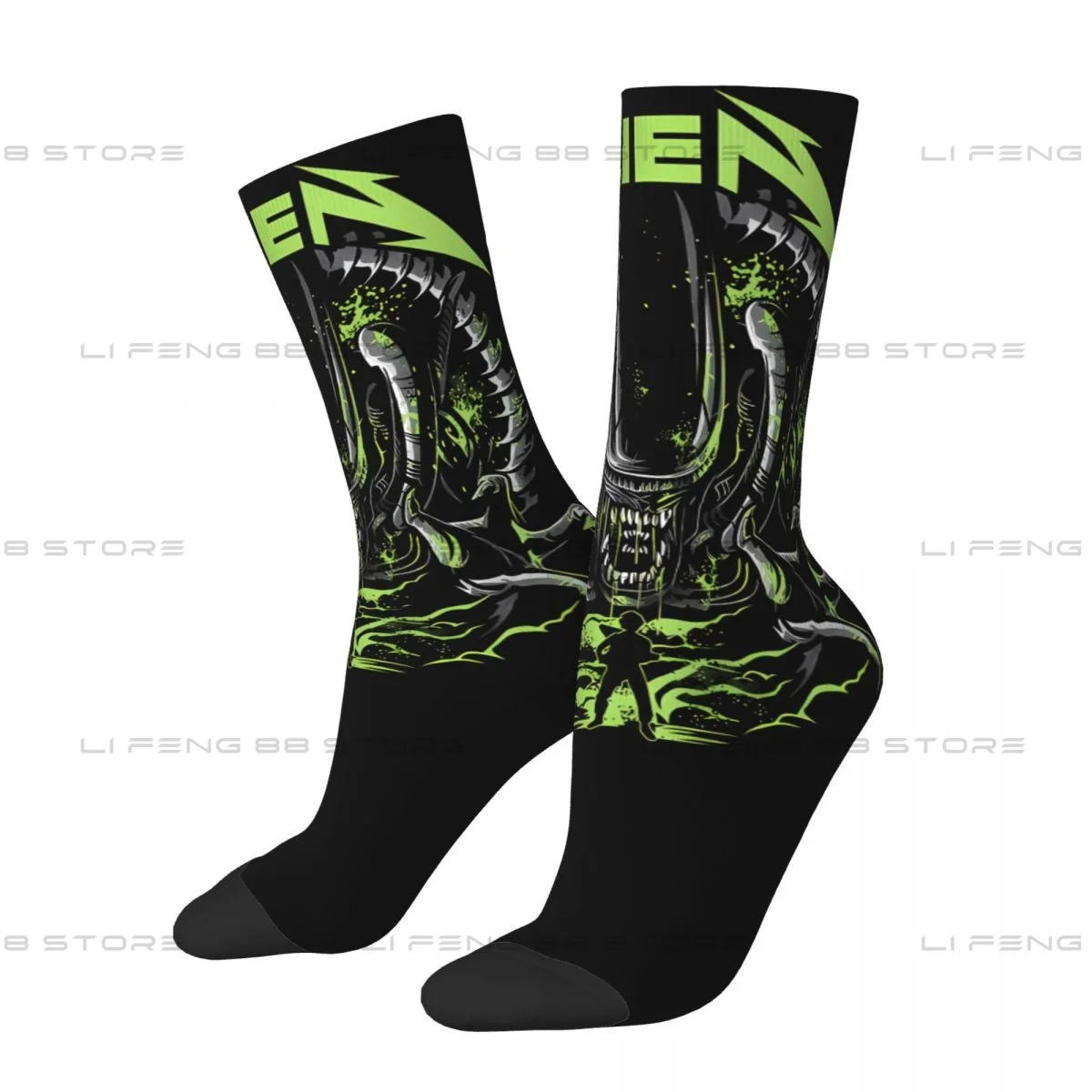 Xenomorph Essential Alien Mencosy Unisex Winter Socks Windproof Happy Socks Street Style Crazy Sock