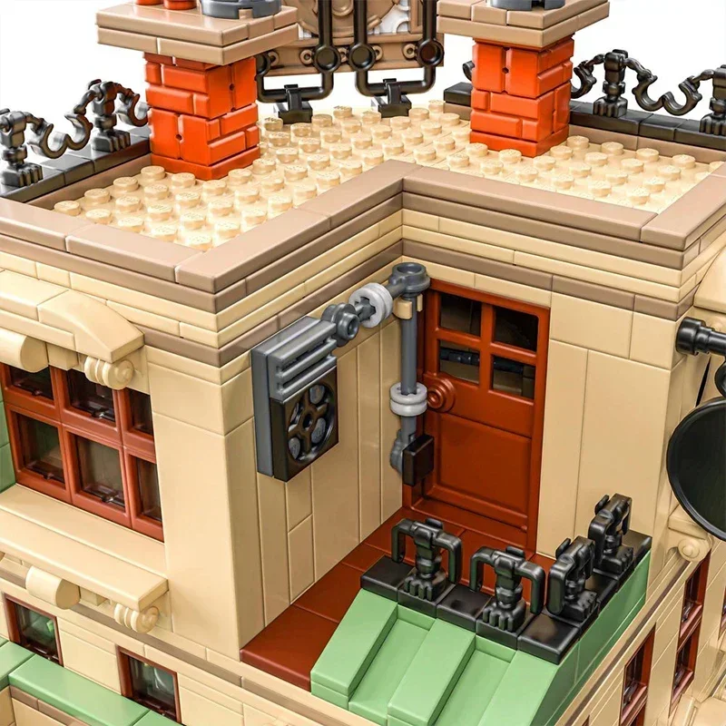 Moc Building Bricks Famous Food Movie Model Gusteau's Restaurant Technology Modular Blocks Gift Christmas Toys DIY Sets Assembly