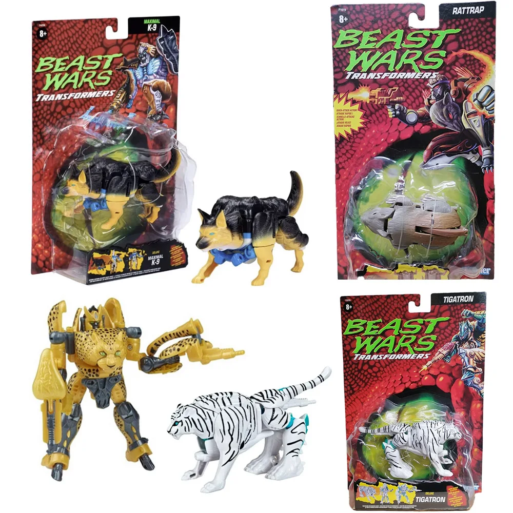 Hasbro Transformers BW Beast Wars Tigatron Cheetor Rattrap Maximal Action Figure Collection Children Christmas Gifts Ornaments