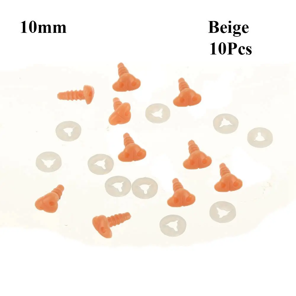 10pcs New DIY Tool Bear Buttons  Noses Triangle Nose Safety Parts Dolls Accessories