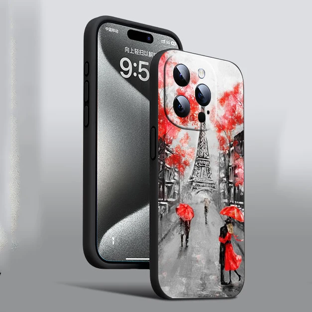 Coque en silicone souple pour Samsung Galaxy, HG3 Paris Tour Eiffel, S7, 8, 9, 10, 20 Plus FE, Ultra Lite Edge Caver