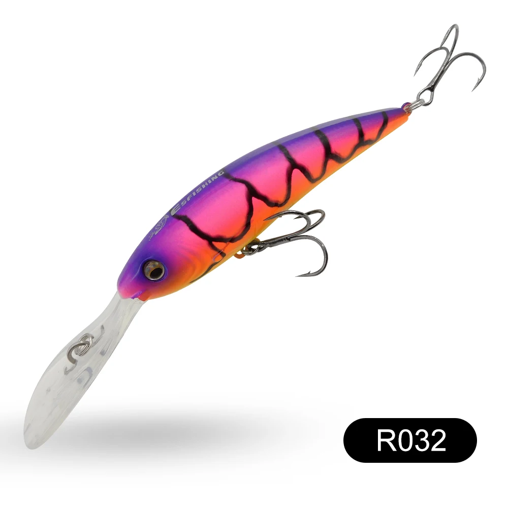 ESFISHING Angelköder Wobbler für Hechtangeln 90mm 16g Easy Sprinter Schwimmender Minnow