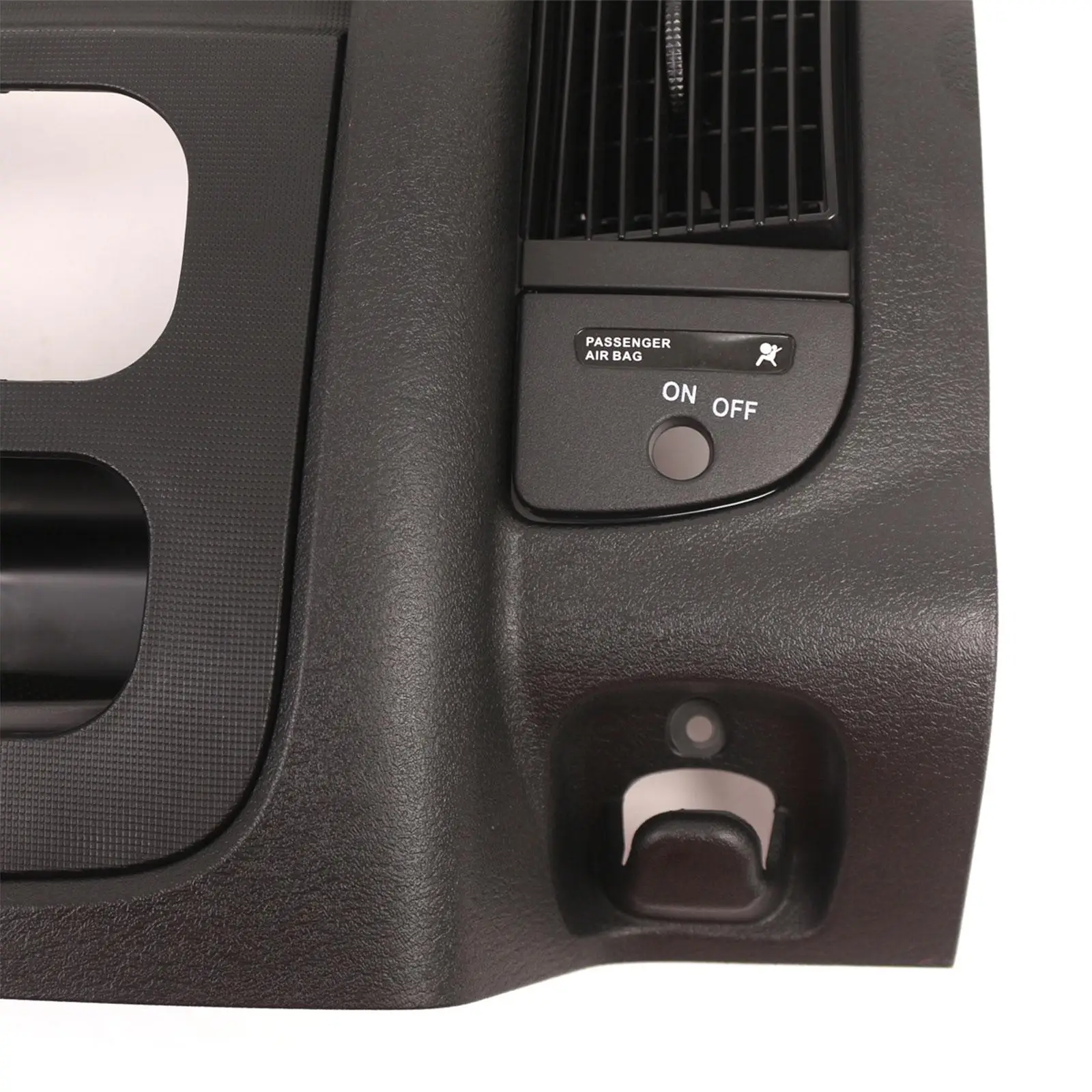 

Black Dashboard Air Outlet Trim Panel Bezel Frame Replacement for Dodge Ram 1500 2500 3500 2002-2005