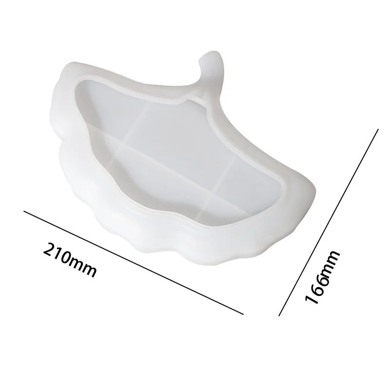 1 handgefertigte Ginkgoblatt-Silikonform für Schmuck und Bastelarbeiten, Ahornblatt-förmige Kunstharz- und Gips-Kunsttablettform