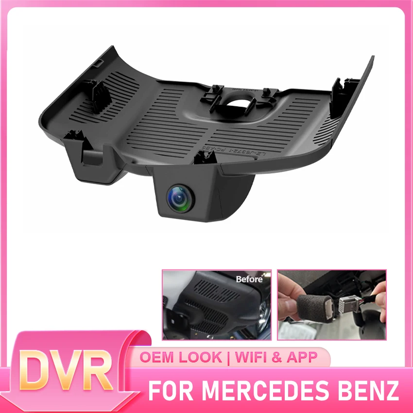 

Видеорегистратор UHD Plug and Play для Mercedes Benz MB EQS V297 EQS350 EQS450 EQS580 2022 2023 2024, высокое качество