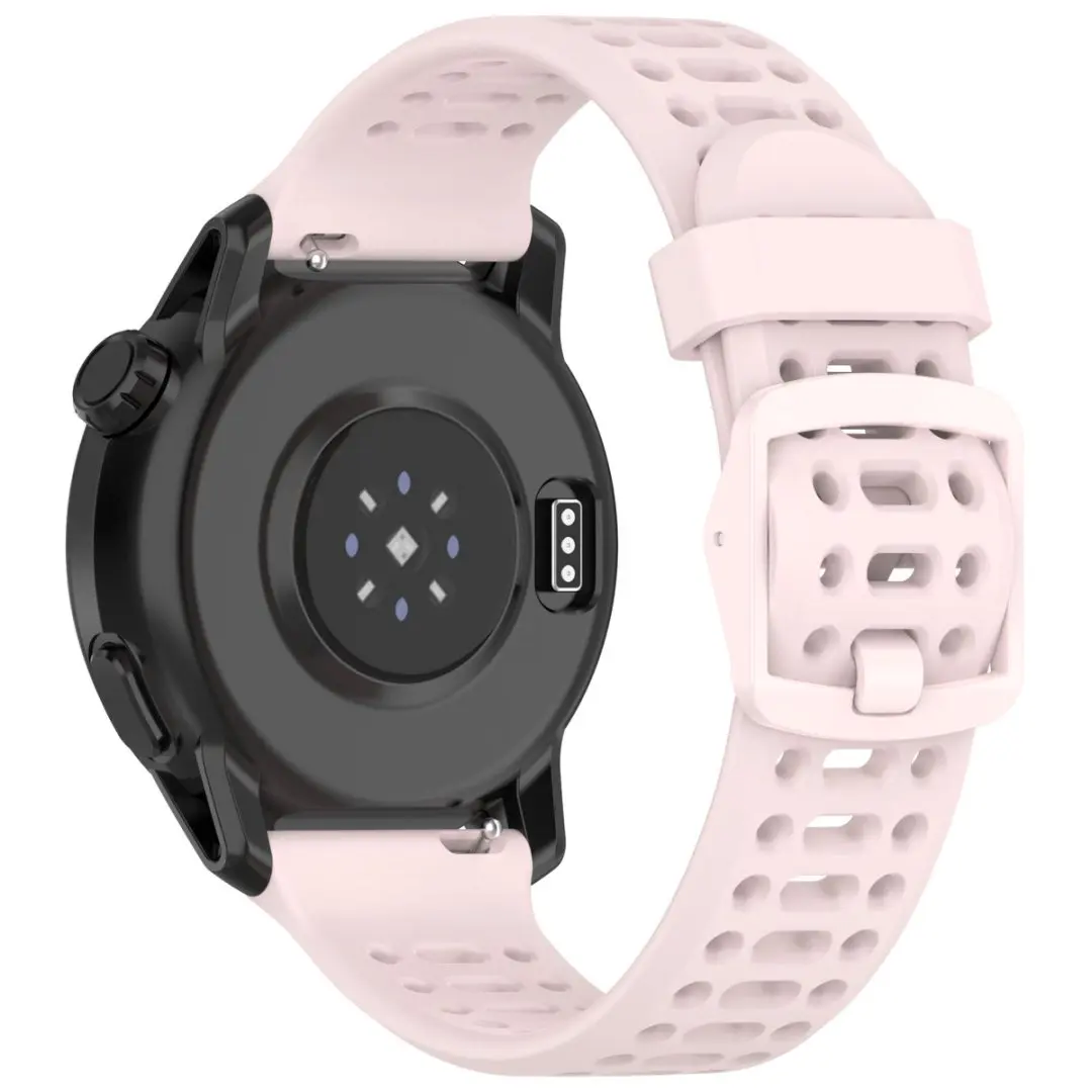حزام ساعة من السيليكون قابل للتنفس 22 ملم لساعة CMF Pro/Watch Pro 2/Realme Watch 3/2/2Pro/S/Spro
