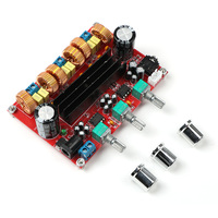 Dual TPA3116D2 Power Subwoofer Amplifier Board 2*50W+100W 2.1 Channel TPA3116 Audio Stereo equalizer AUX Amp